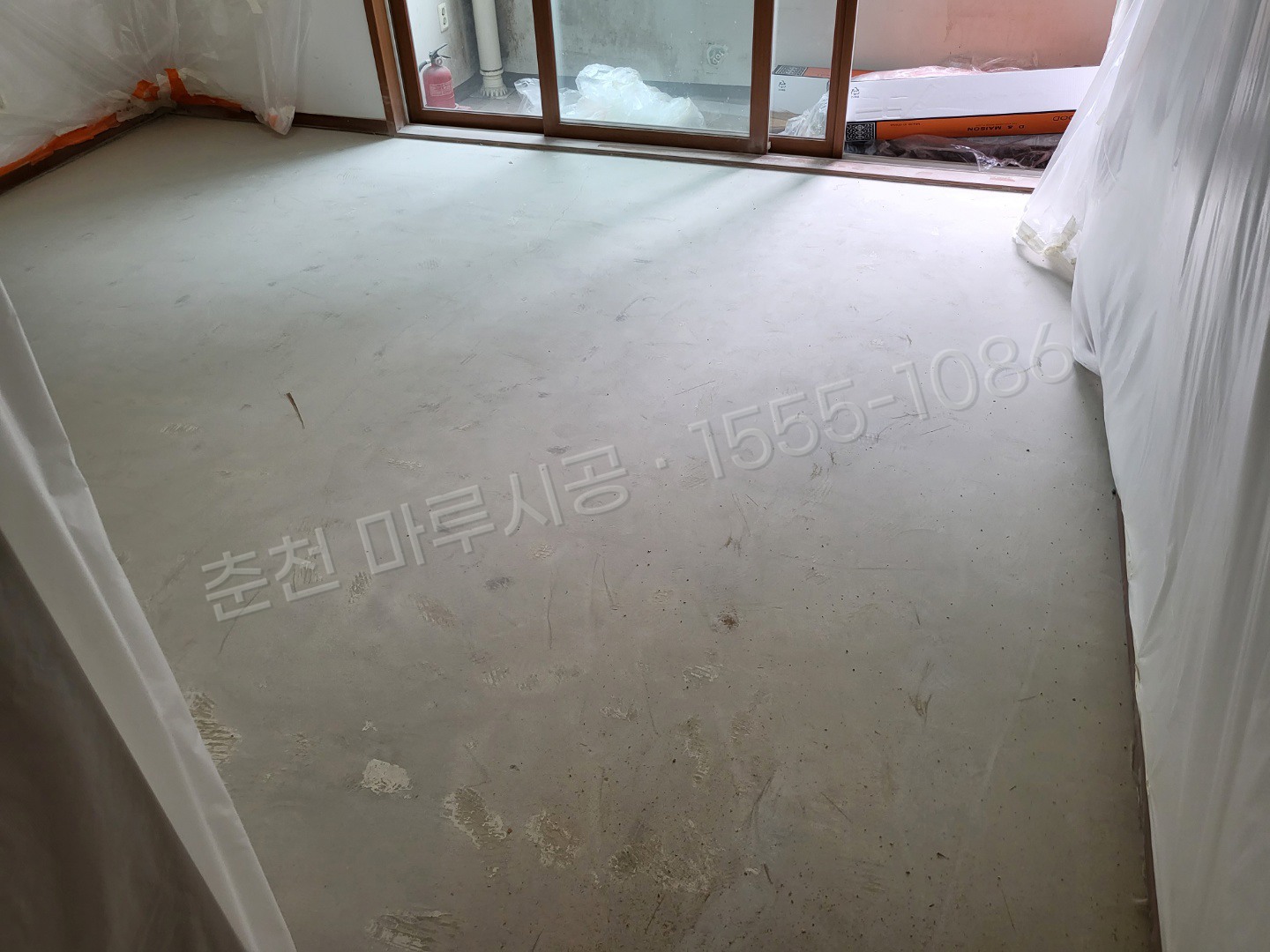 춘천 근화동 마루바닥 시공업체 디앤메종 텐우드 애쉬 아파트 시공 전