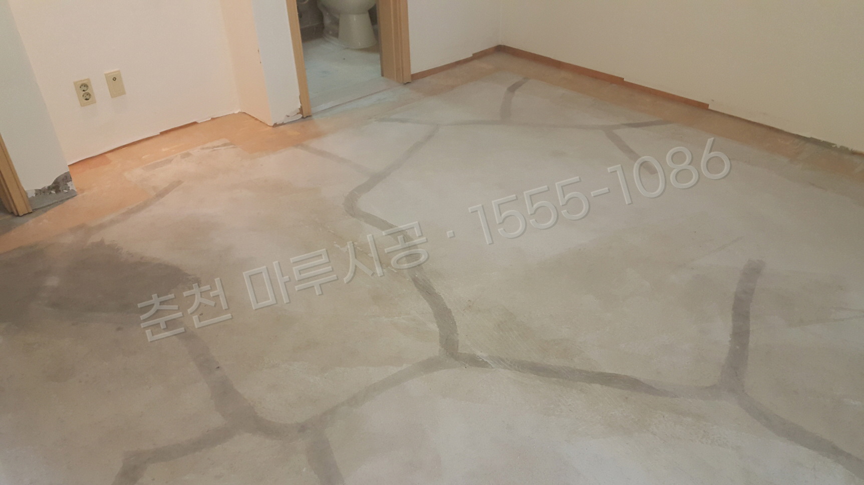 춘천 옥천동 한솔 SB 제너럴오크 아파트 마루 시공 시공 전