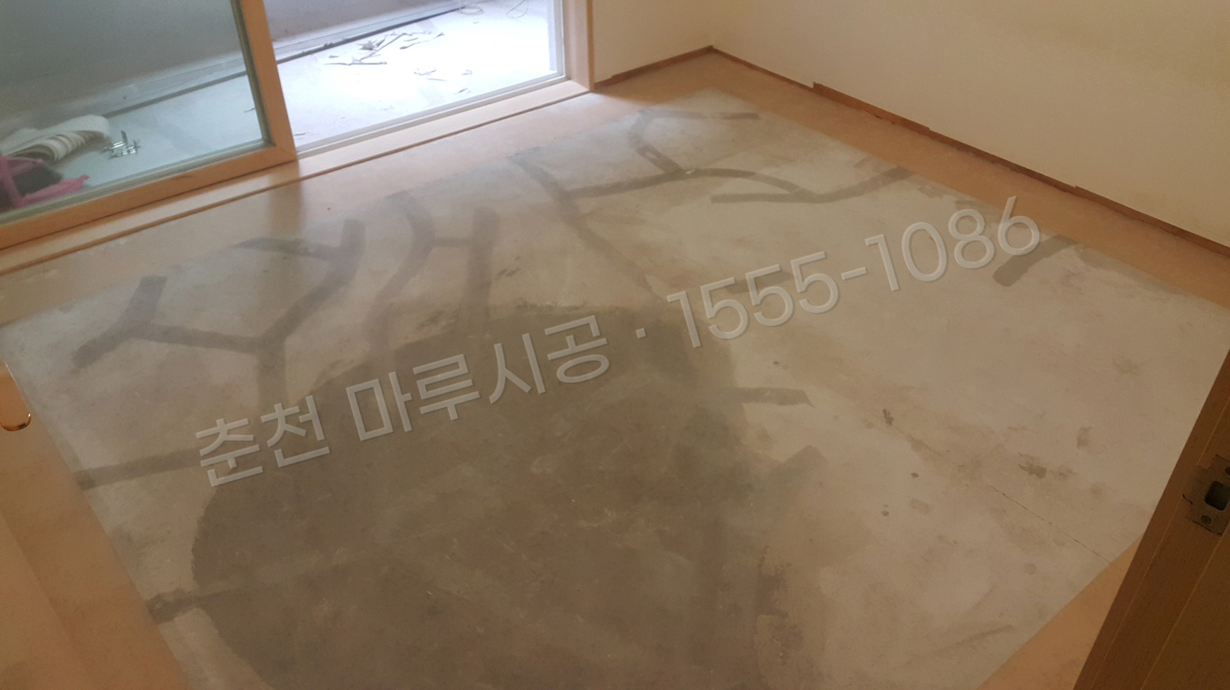 춘천 옥천동 한솔 SB 제너럴오크 아파트 마루 시공 시공 전