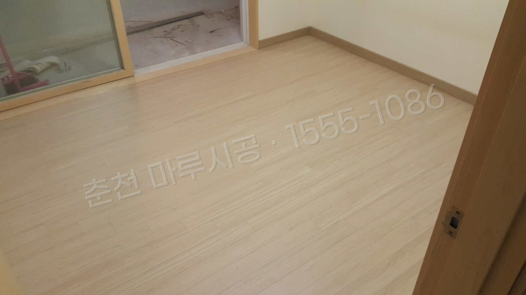 춘천 옥천동 한솔 SB 제너럴오크 아파트 마루 시공 시공 완료