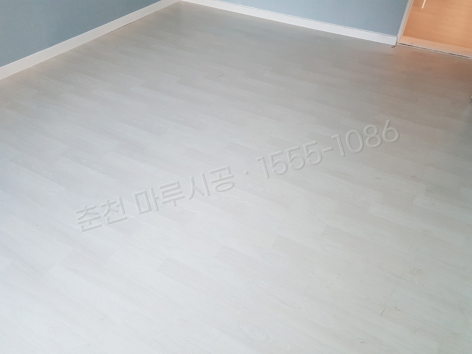 춘천 중앙로1가 마루바닥 시공업체 포레스트 밀키오크 단독주택 시공 후