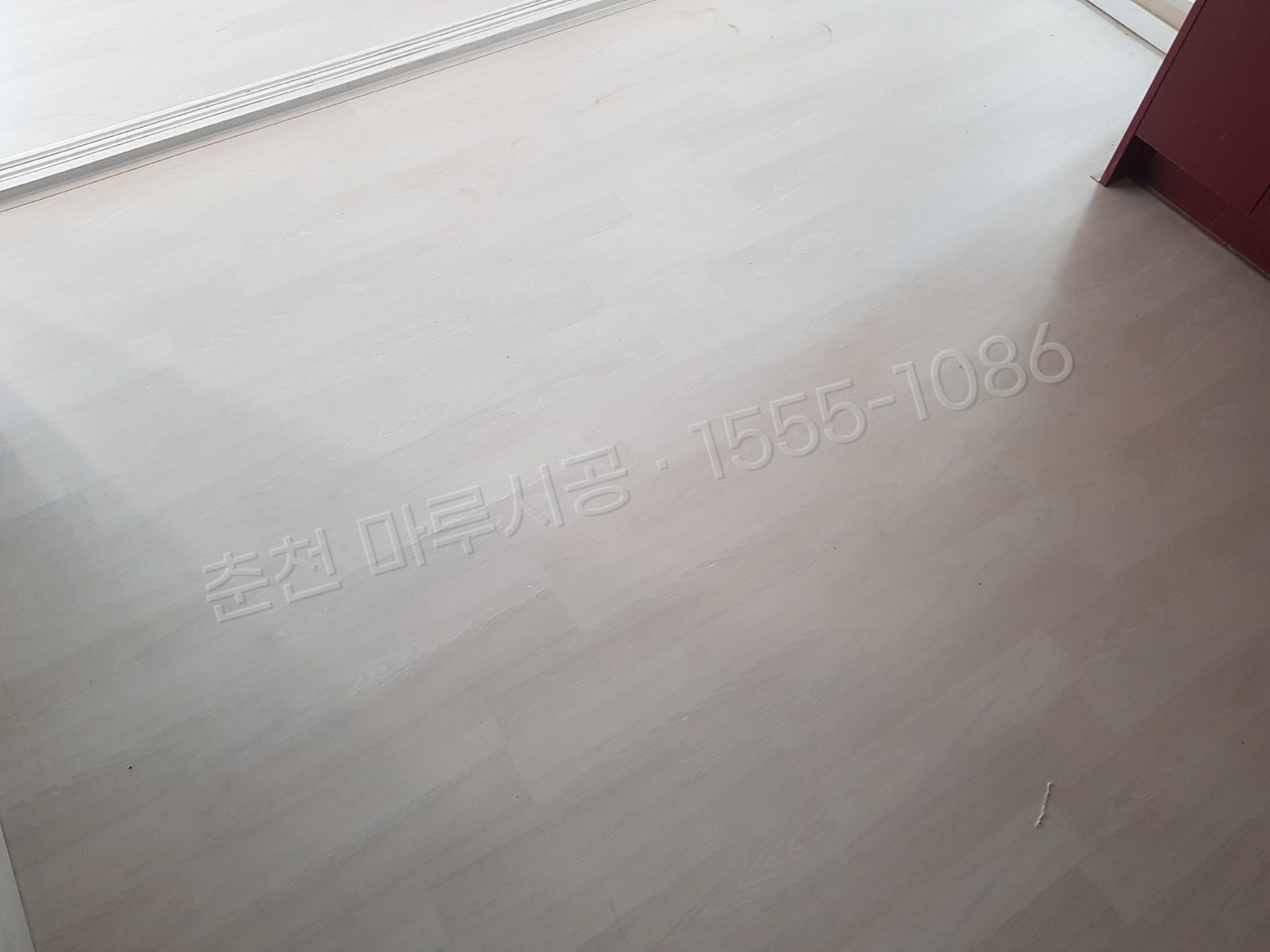 춘천 중앙로1가 마루바닥 시공업체 포레스트 밀키오크 단독주택 시공 후