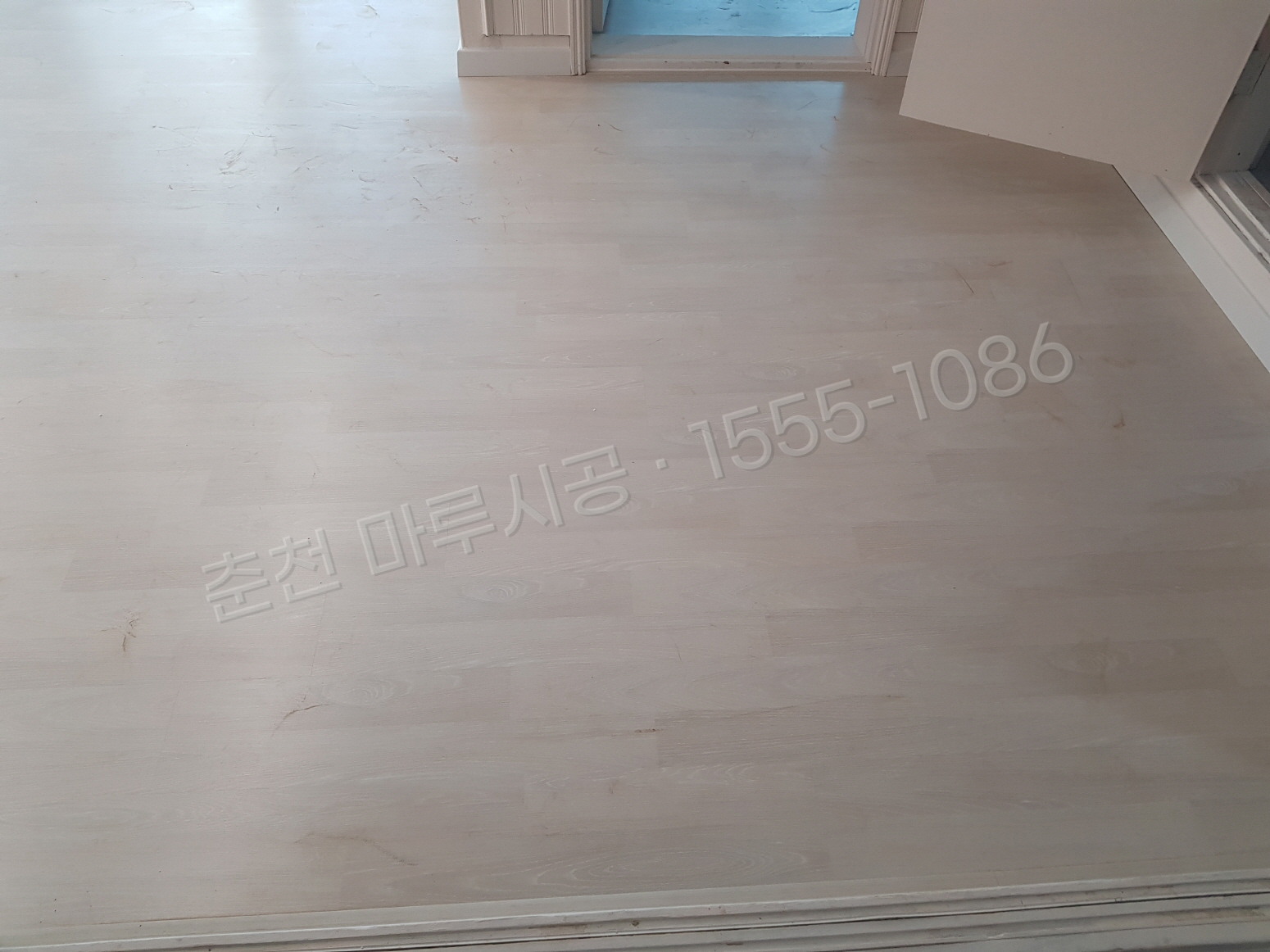 춘천 중앙로1가 마루바닥 시공업체 포레스트 밀키오크 단독주택 시공 후