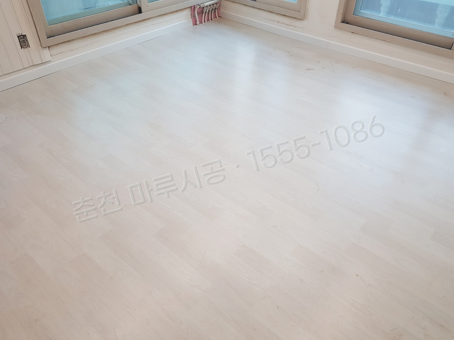 춘천 중앙로1가 마루바닥 시공업체 포레스트 밀키오크 단독주택 시공 후