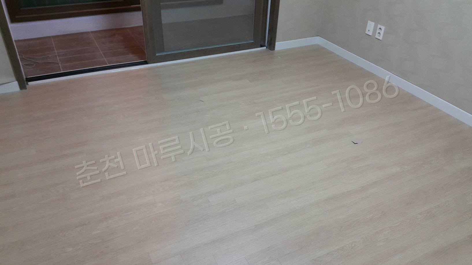 춘천 신북읍 LX 강그린 내츄럴라떼 강마루 시공 시공 후