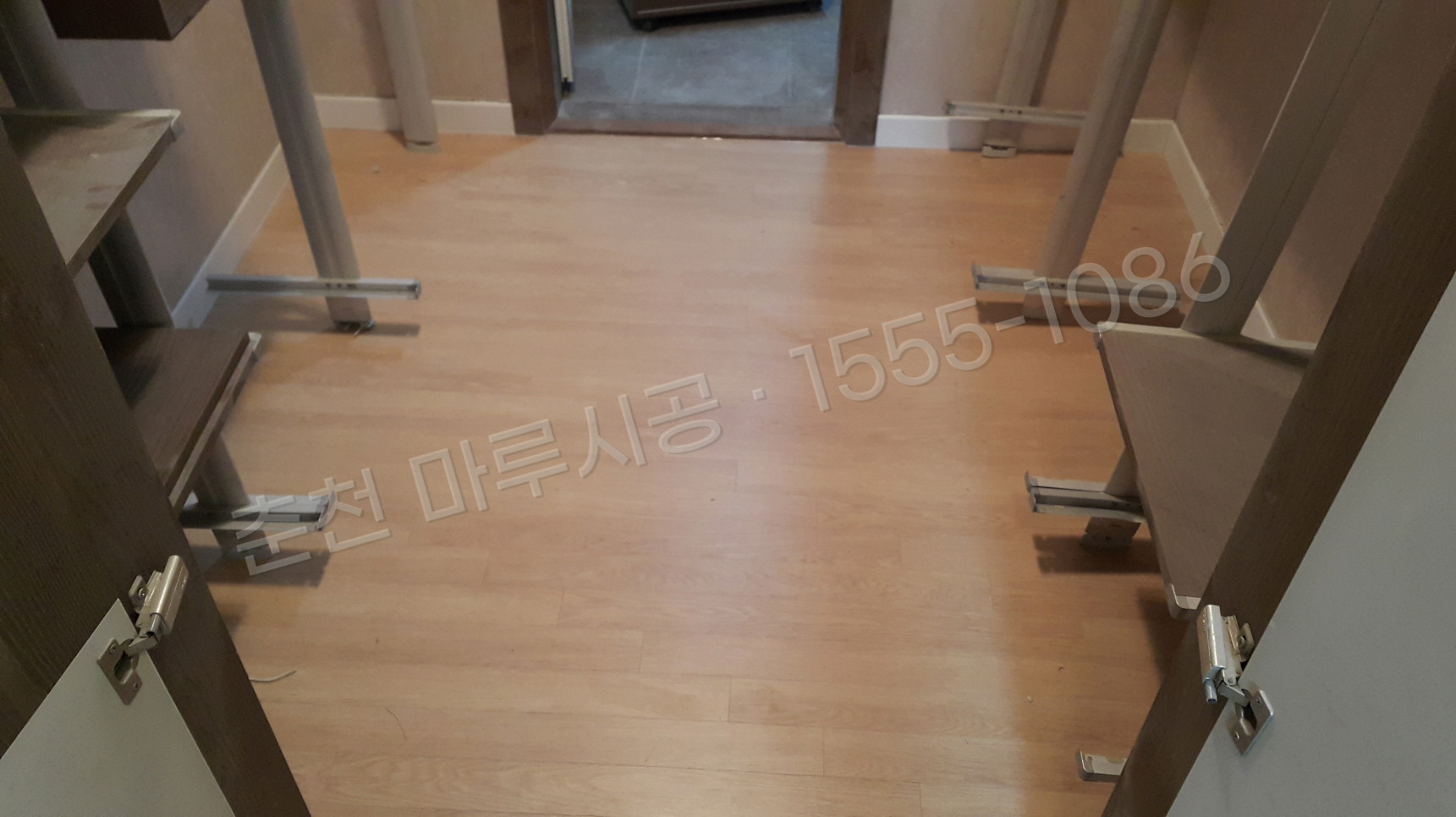 춘천 신북읍 LX 강그린 내츄럴라떼 강마루 시공 시공 후