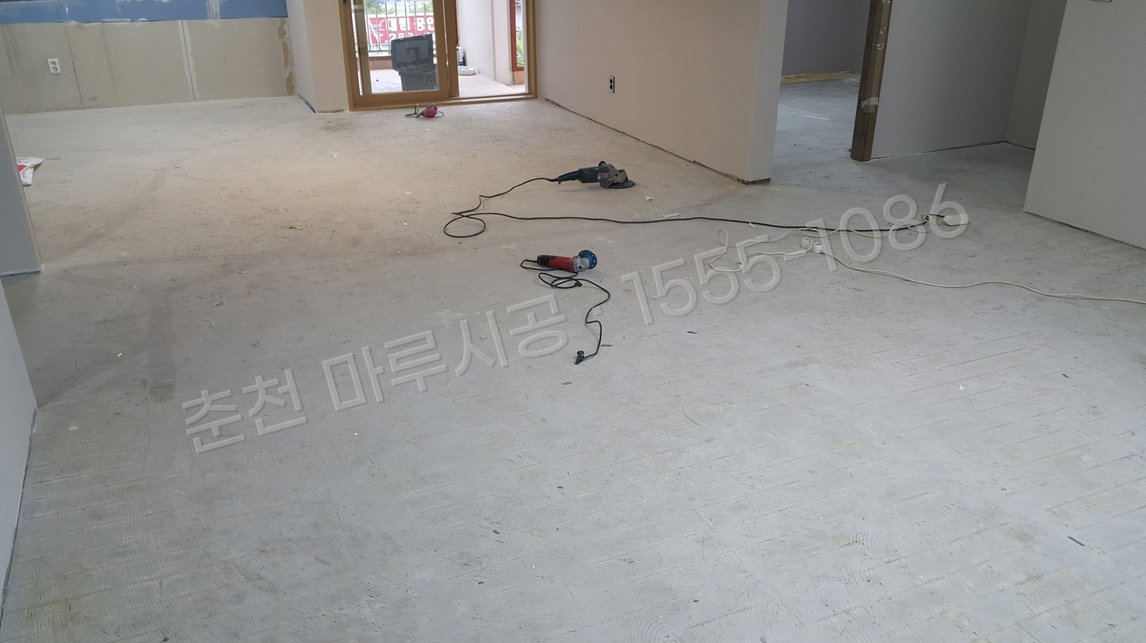 춘천 동면 한솔 울트라 로얄오크 강마루 시공 시공 전