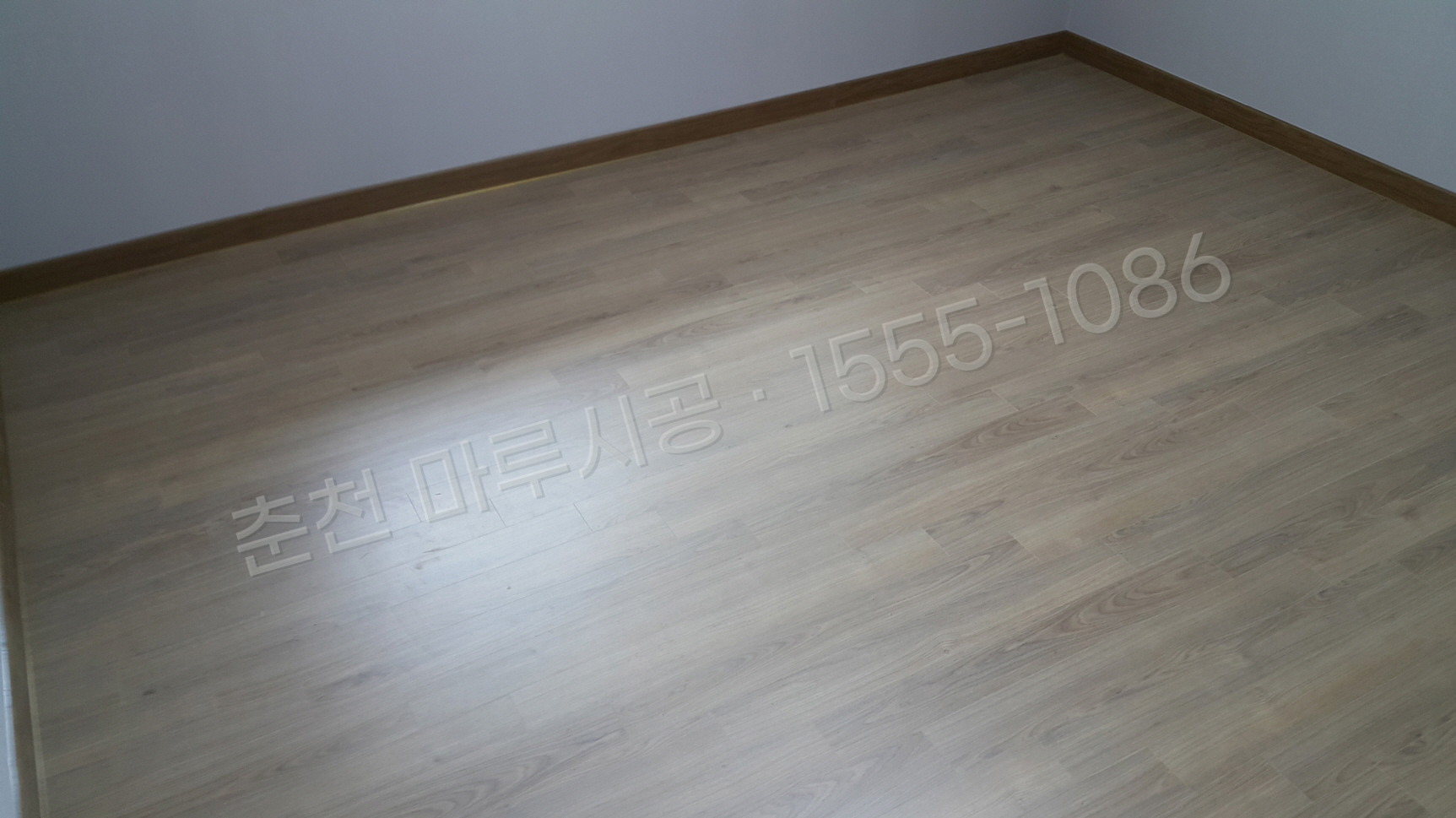 춘천 동면 한솔 울트라 로얄오크 강마루 시공 시공 완료