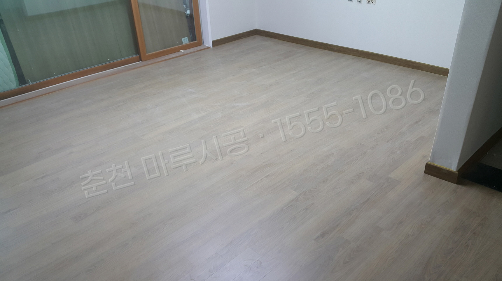 춘천 동내면 한솔 울트라 로얄오크 강마루 시공 시공 후