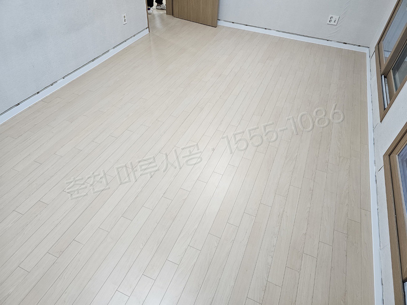 춘천 봉의동 스타 강마루 메이플 아파트 마루 시공 시공 후