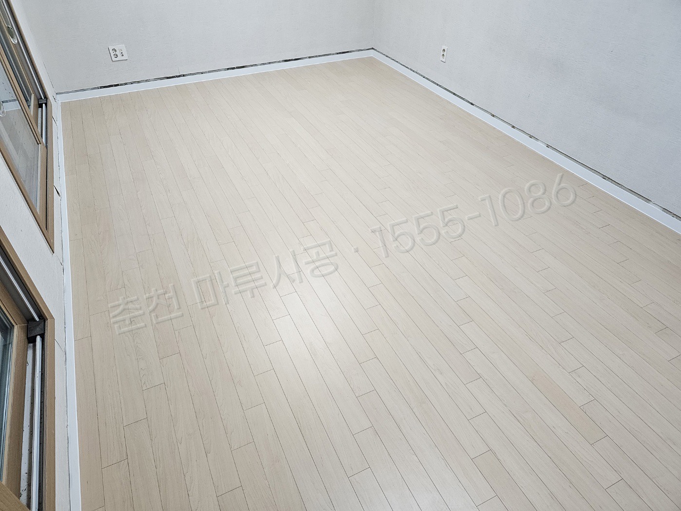 춘천 봉의동 스타 강마루 메이플 아파트 마루 시공 시공 후