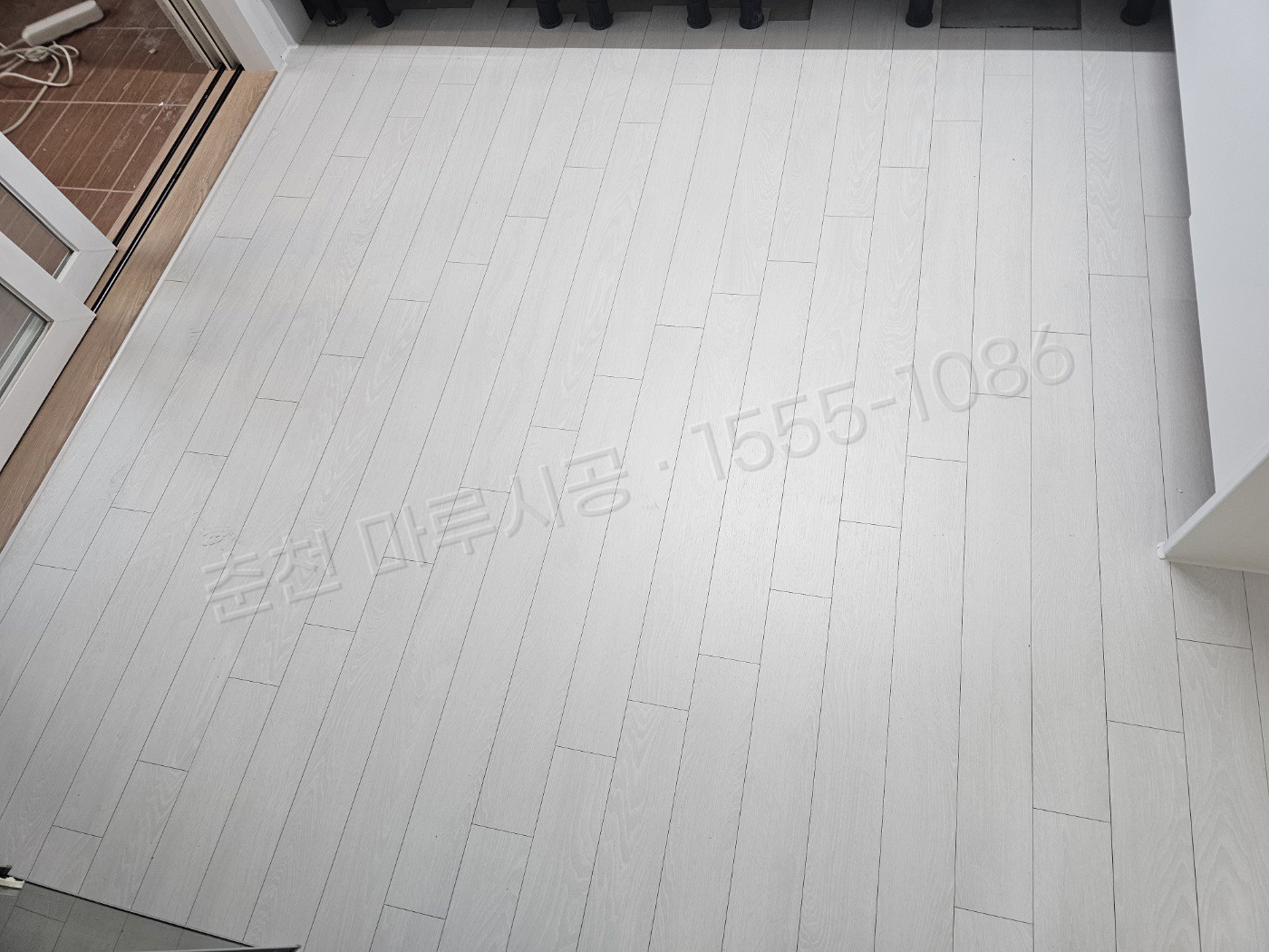 춘천 소양로4가 동화 나투스진 어반화이트 아파트 마루 시공 시공 후